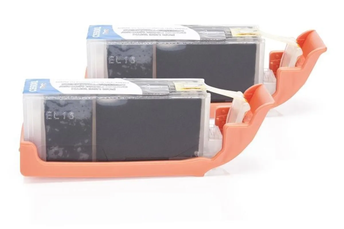 XL Tinten Doppelpack kompatibel zu Canon PGI-550 / 6431B005 schwarz  (2 Stück)