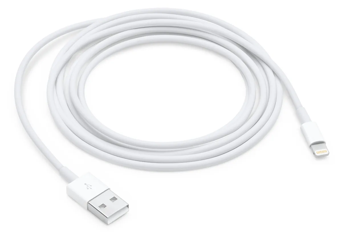 Apple MD819ZM/A Ladekabel weiß (USB-B auf Lightning, 2m)